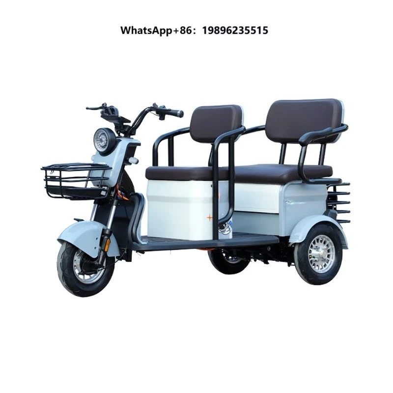 Hot Sale 600W Differential Motor Electric Tricycles 60V Open Body Trikes
