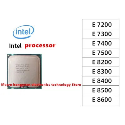 E6700 E5400 E5500 E8200 E8300 E8400 E8500 E8600 E7200 E7300 E7400 E7500 E7600 775 pin interface processor