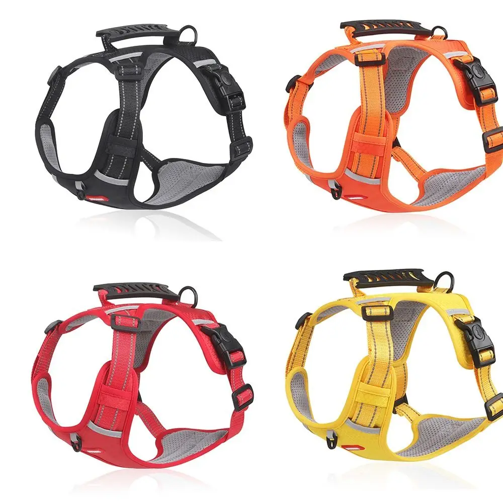 

Comfort Dog Harness Pet Supplies Adjustable Escape Prevention Pet Harness Anti-Pull Easy to Control Pet Leash Vest Dog