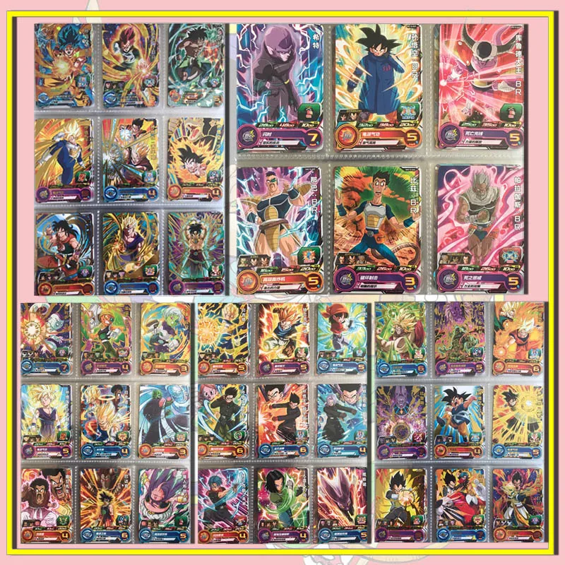 Bandai Dragon Ball Chinese Chapter X Son Goku Vegeta IV Broli Beerus  Hercule Set of cards boy Toy collection Birthday gifts