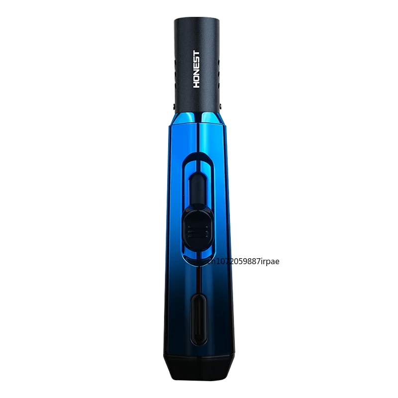 New HONEST Turbo Jet Blue Flame Lighter Spray Gun Kitchen Cooking Smoking Accessories Windproof BBQ Welding Cigarette Lighter