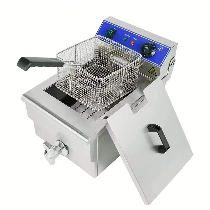 Deep fryer fuse restaurant snack food deep fry equipment