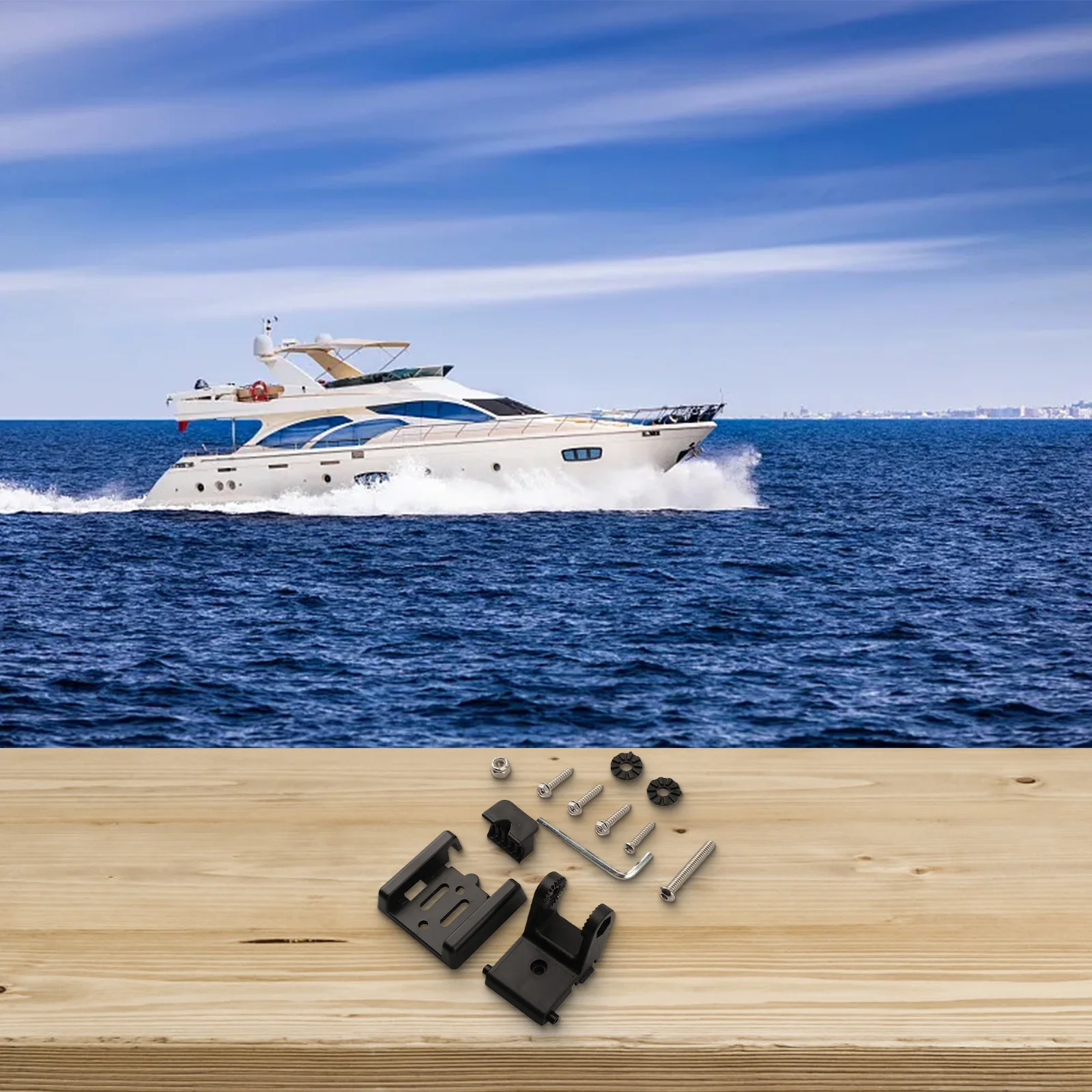 

Skimmer Mount Transducer Mount Compatible With XHS Sensors 1 Set Included Easy Installation Robust Structure For XNT Sensors