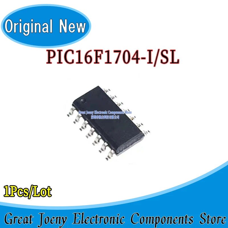 100% New Original PIC16F1704-I/SL PIC16F1704 IC MCU Chipset SOP-14 Bulk Best Price Plastic Casing