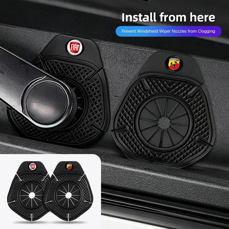 Auto-Wischer-Schutzabdeckung aus Silikon, Staubschutz für FIAT Abarth 500 Ducato Panda Grande Punto Tipo Pulse Strada 600 500L