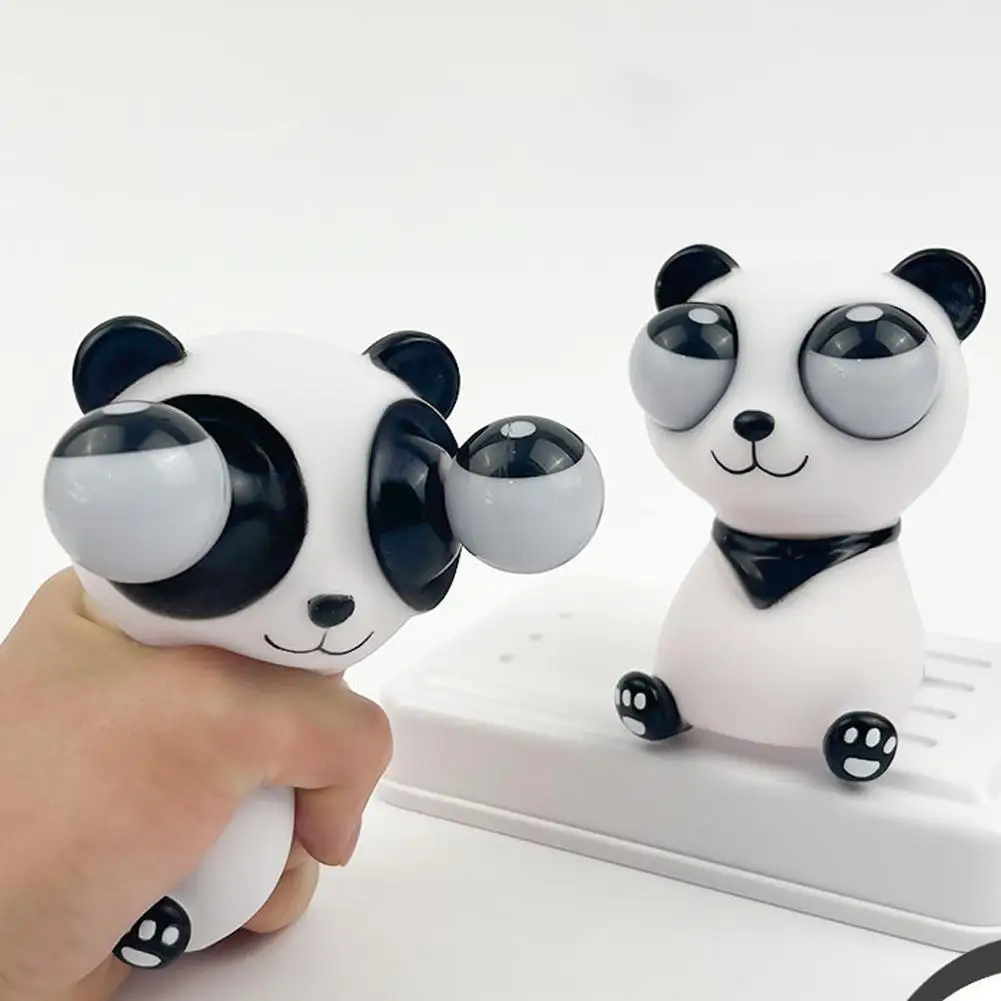 

Funny Squeeze Toy Eyeball Burst Panda Eye Pinch Toys Adult Kids Stress Relief Toy Rotatable Eyes Squeeze Decompression Toys