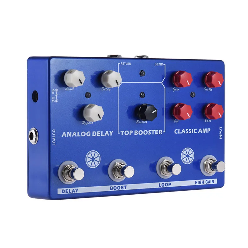 

high-quality Guitar integrated combined effector delay overload excitation push x Loop BB preamp