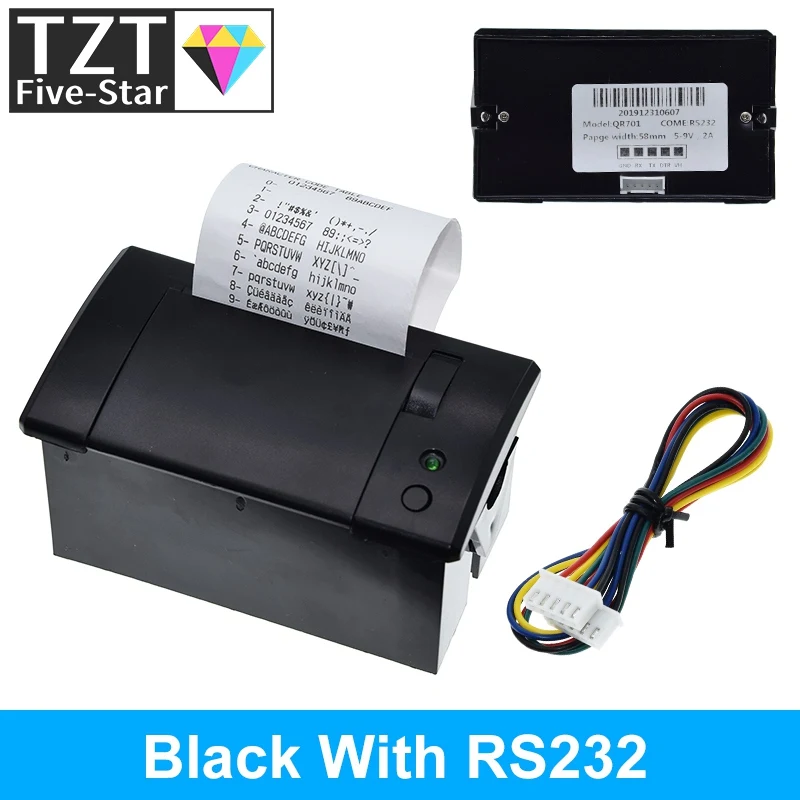 58mm mini thermal printer Embedded POS Receipt Tickets Printer with interface  RS232 / TTL use with 5v-9v for arduino android