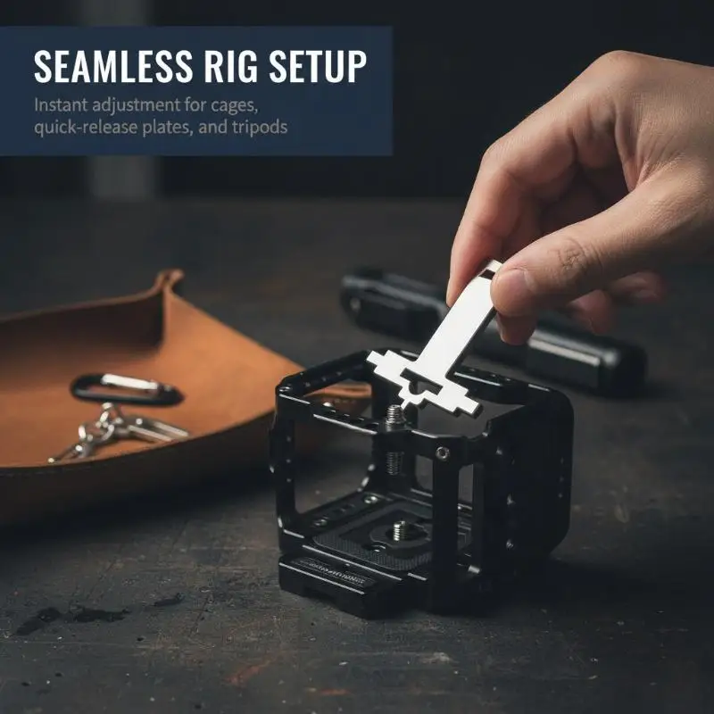 Multifunctional Camera Hex Spanner Wrench, Plated Repair Tool for Camera Cage, Stabilizer & Quick Release Plate Installation