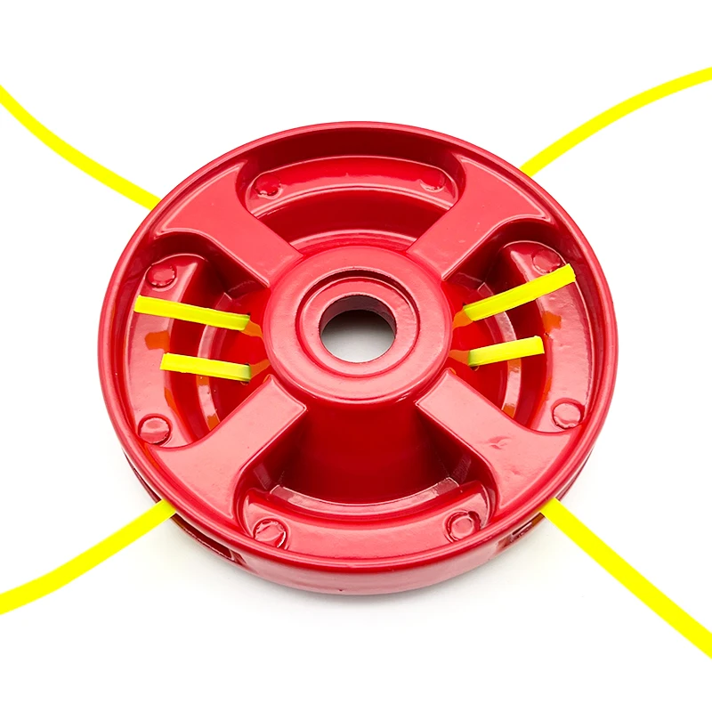 Imagem -02 - Universal Alumínio Trimmer Head Quatro Linhas para Gasolina Brush Cutter