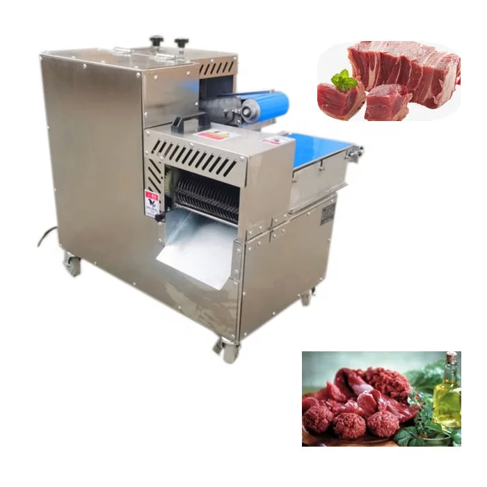 CE Certified Manual Chicken Dice Cut Machine Automatic Meat Burguer Produce Duck Fresh Beef Cutting Diced