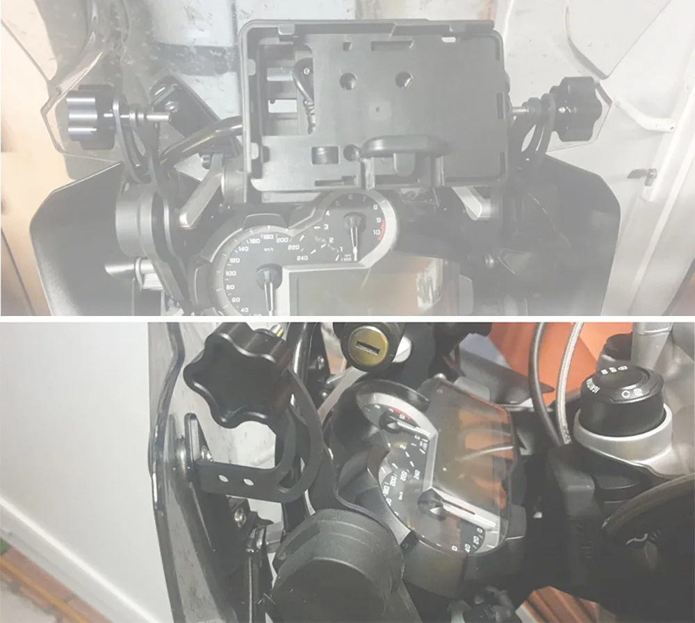 Compatible R1200GS Adventure Windshield Support Holder Windscreen Strengthen Bracket Kits for - R1250GS R1200GS LC/ADV 2014-2019