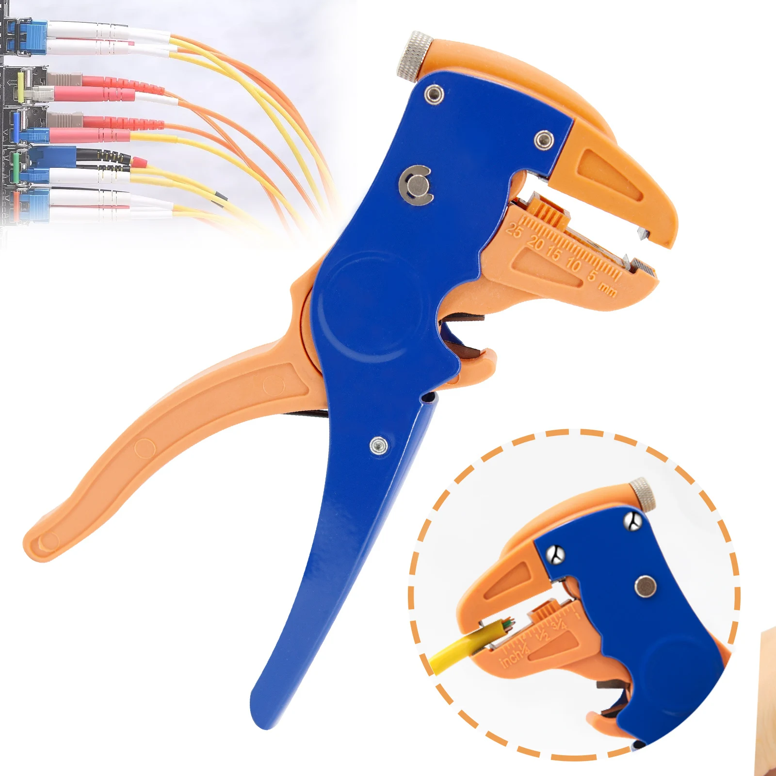 

1Pcs Multifunctional Cable Wire Stripper Crimper Stripping Cutter Electrical Wire Cable Cutters Cutting Hardware Tools
