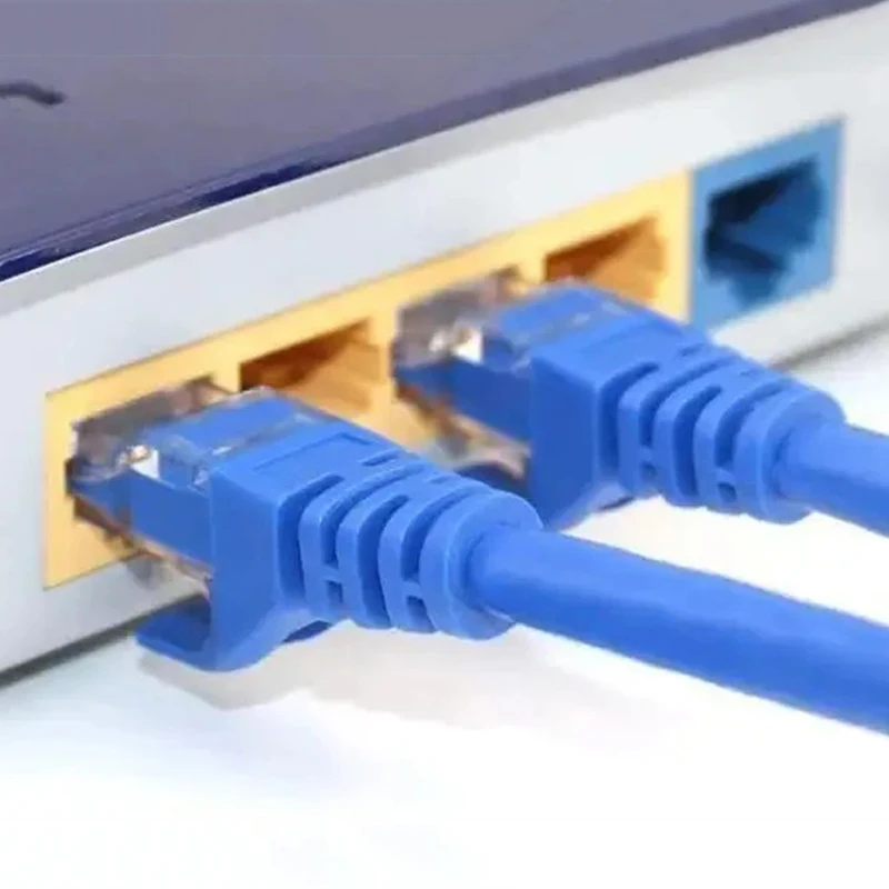 كابل الإنترنت RJ45 كابل إيثرنت تصحيح أسلاك LAN الخارجية اتصال كابل إيثرنت للكمبيوتر الشخصي