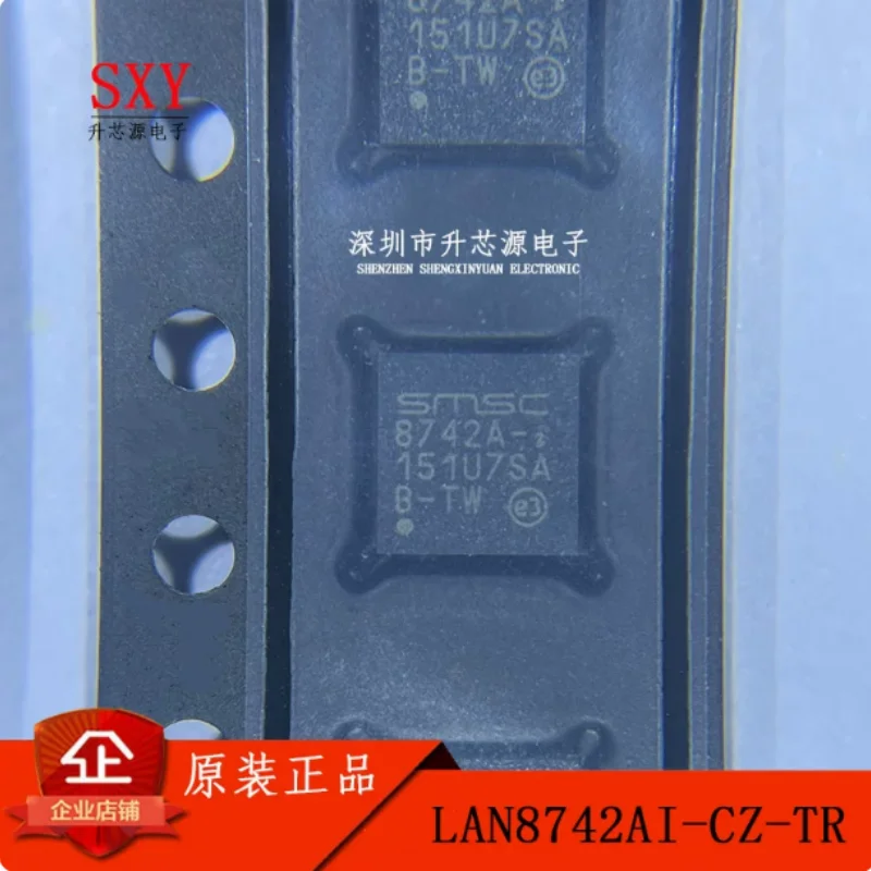 New Original LAN8742AI-CZ-TR Silk Screen 8742A-I QFN-24 Ethernet Transceiver Chip
