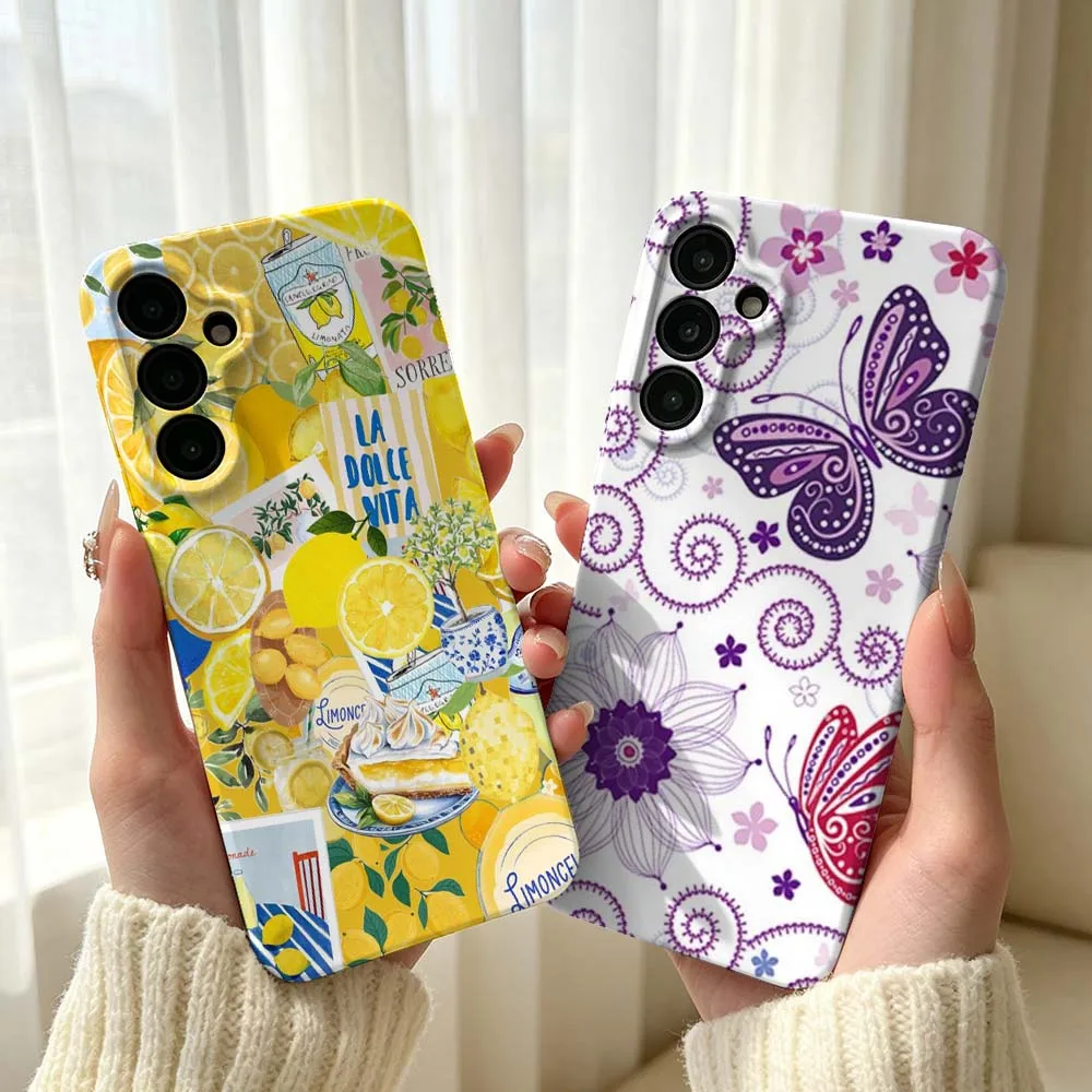 Horse Dolphin Butterfly Cover For Samsung Galaxy A17 A05 A06 A26 A16 A57 A22 A25 A33 A37 A56 A73 Hard Film Phone Case