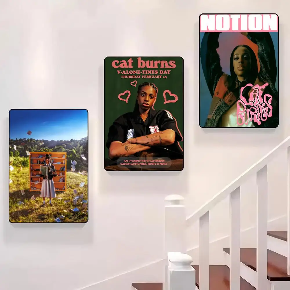 

Singer Cat B-burns How To Be Human Poster Sticky Wall Waterproof Home Living Room Bedroom Bar Aesthetic Decoration Perfect Gift