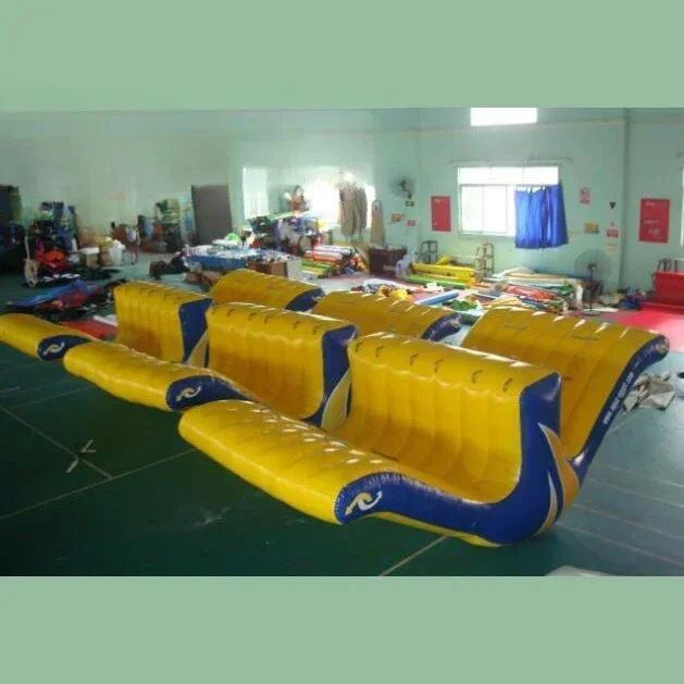 Hot sales Inflatable water slide sports game toy spinning boat for sale