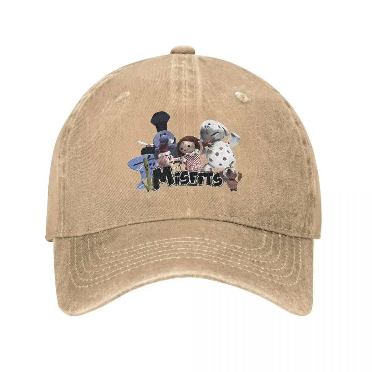 Vintage Misfits Toys Baseball Cap Men Women Distressed Washed Snapback Hat Stop Motion Cartoon Parody Summer Hats Cap