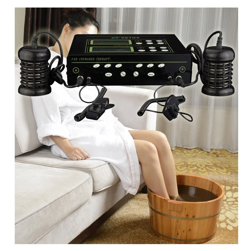 Dual Ion Cleanse Detox Foot Spa Machine Ion Therapy Foot Bath Detoxifier Machine