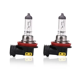 2pcs H8 55W 4300K Halogen Lamp Car Fog Lamp 12V White Light H8 Halogen Headlights Bulb H8 Car Head Light Replacement Bulb