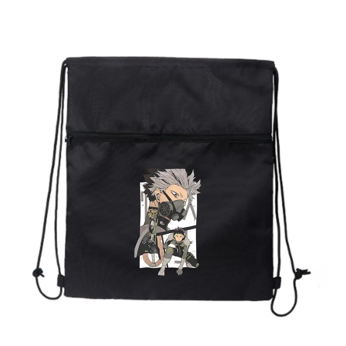 

Аниме Battle Stance Спортивный рюкзак на шнурке Спортивный рюкзак для фитнеса и путешествий на открытом воздухе