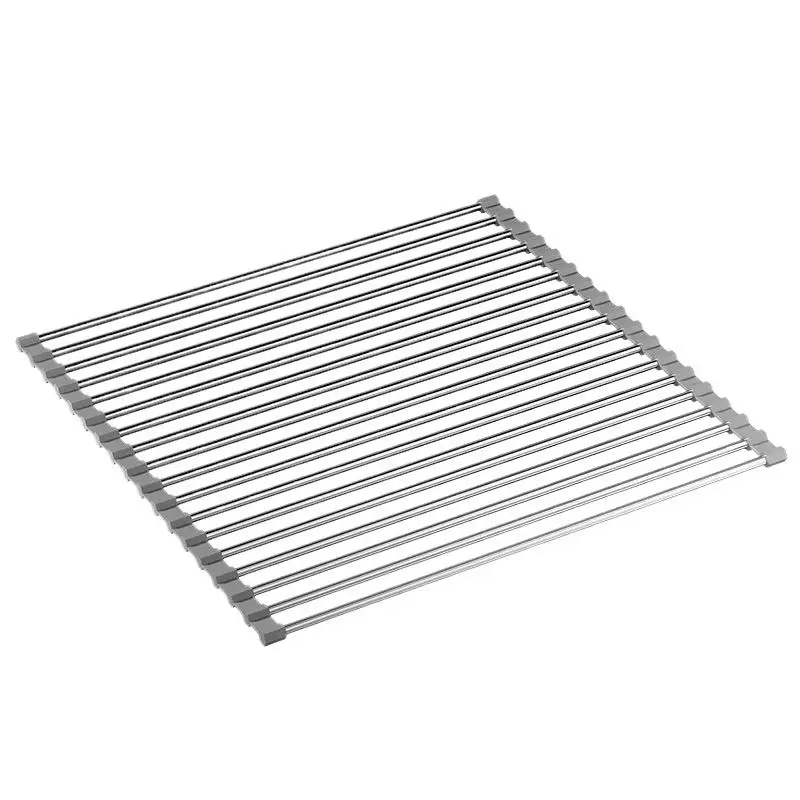 Multiuse Kitchen Sink Rack Stainless Steel Storage Sturdy Drain Basin Organizer