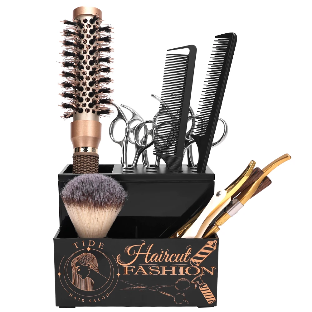 

Футляр для ножниц Barbershop, практичный многофункциональный держатель для инструментов для волос, аксессуары для парикмахерских