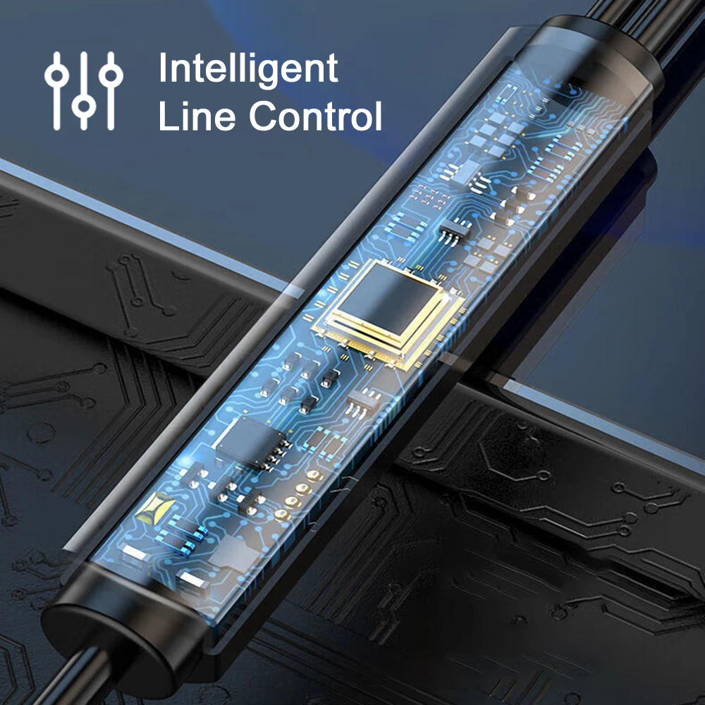 Auriculares para juegos por cable con Chip Digital tipo C, auriculares intrauditivos de graves pesados HIFI de 3,5mm para Samsung Galaxy iPhone 17 Xiaomi 17