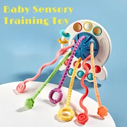 Montessori Baby Toys Pull String Toy Shape Blocks Sorting Game 1 2 3 Years Toddler Sensory Development Learning Educational Toys