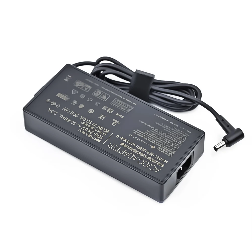 Ładowarka sieciowa 20V 10A 200W 6.0*3.7MM ADP-200JB D do laptopów Asus TUF A17 FA706QM FA506QR ROG Zephyrus G15 GA503Q GA503 — zdjęcie 2