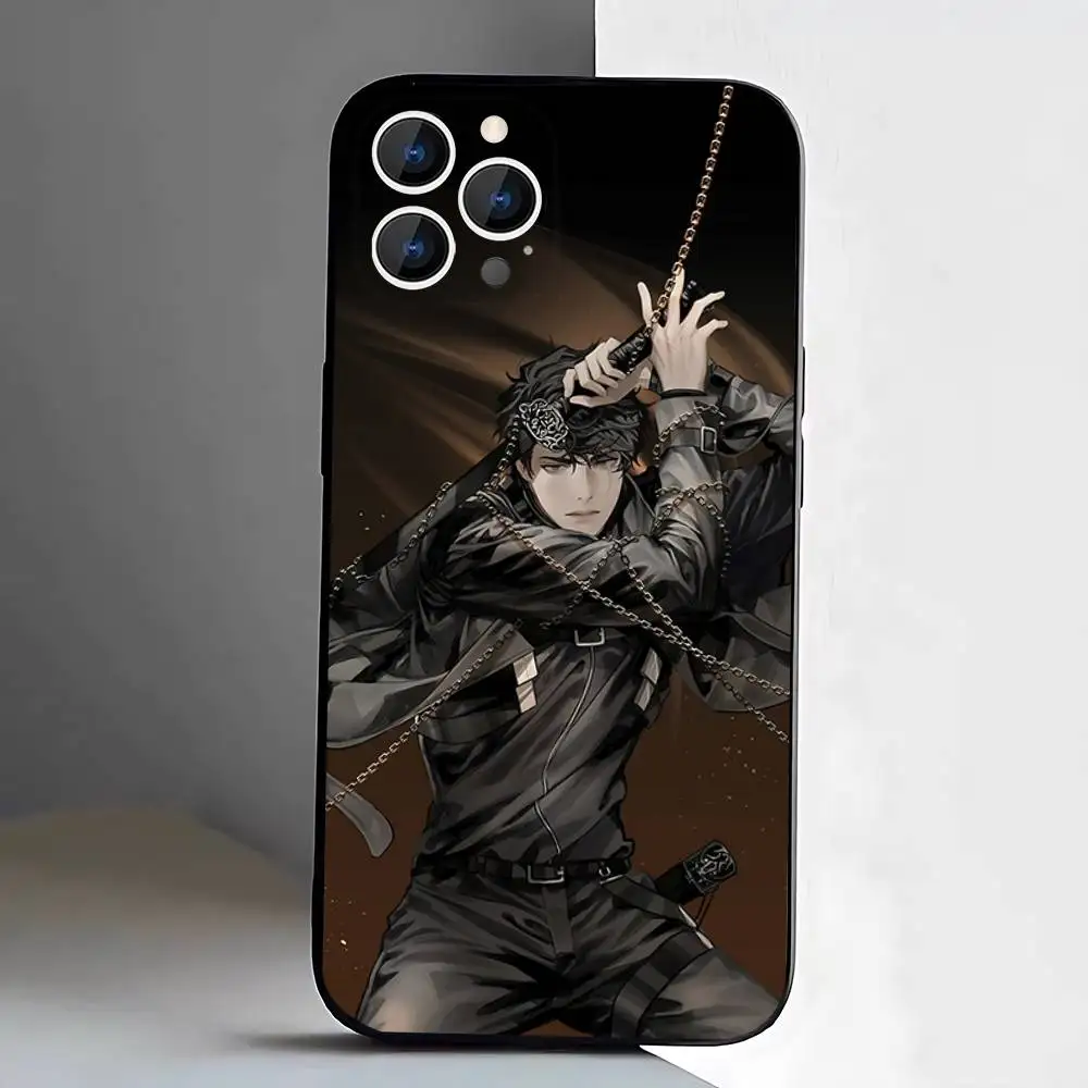 Funda de teléfono O-Omniscient Reader Viewpoin para iPhone 17,16,15,14,13,12,11,Pro,XS,Max,XR,Plus,E,SE4,Mini cubierta suave negra