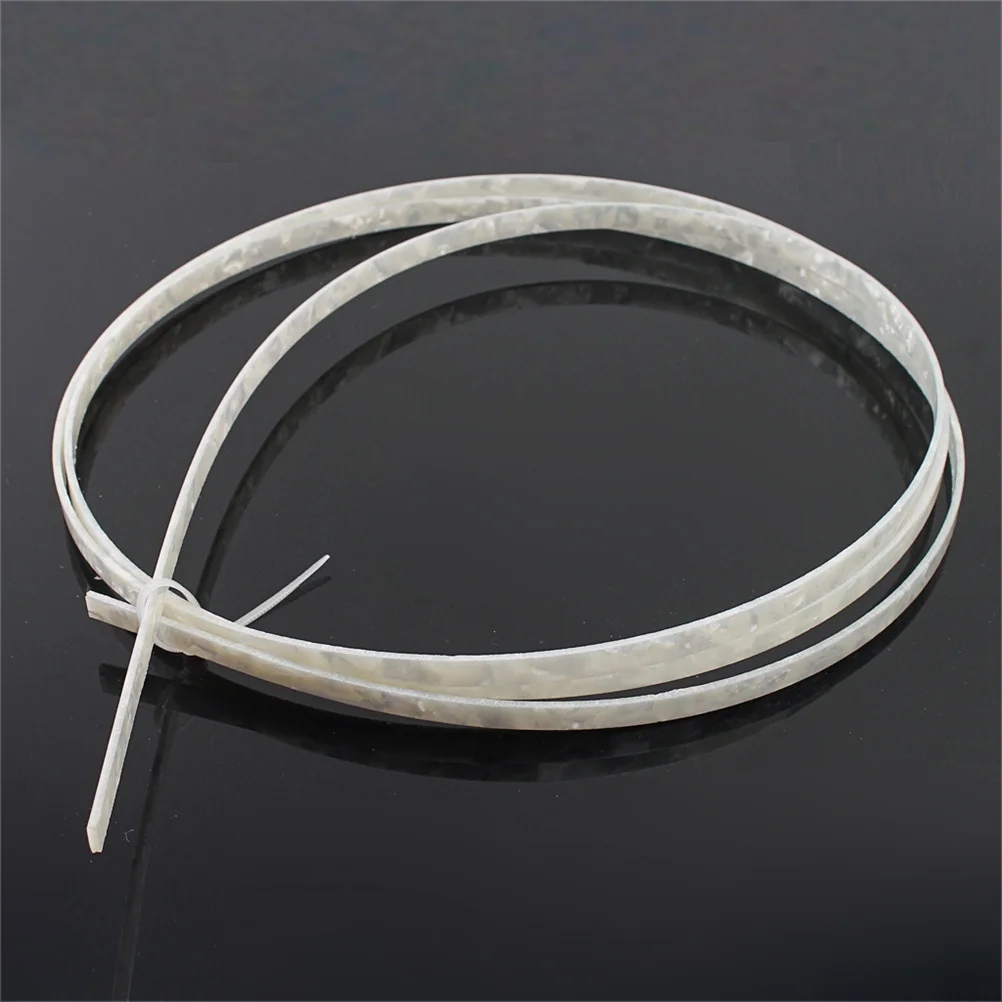 

6Mm Guitar Binding and Purfling Strips Celluloid Natural Color for Acoustic Classical Guitar Ukulele Interior Edge