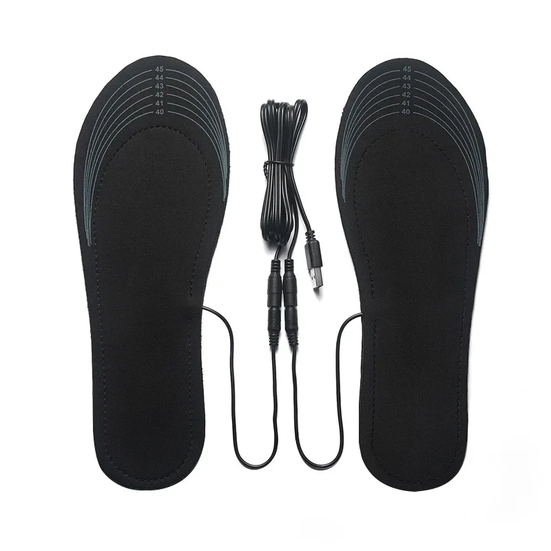 USB Heated Insoles Washable Cuttable Electric Warm Foot Pad