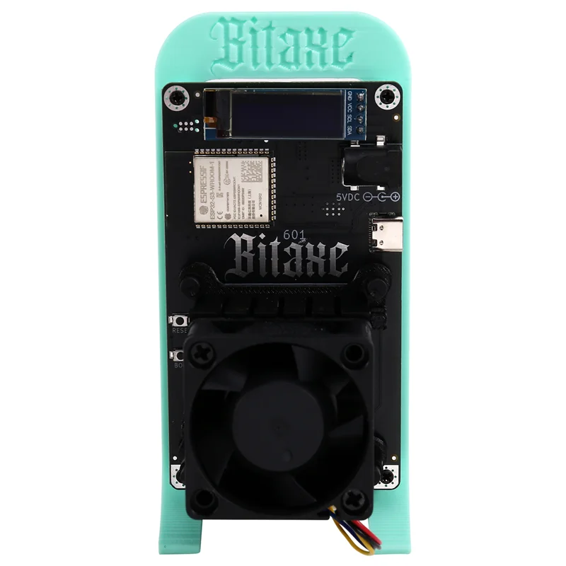 SANQ Exclusive Bitaxe Gamma 601 1.2TH/S Bitcoin Solo Miner يتميز بـ BM1370 ASIC، Antminer S21 Pro، UK Plug، طاقة 18-22W