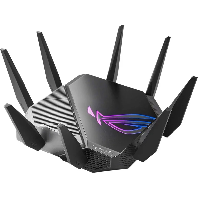 ROG Rapture GT-AXE11000 Tri-band WiFi 6E Extendable Gaming Router, 6GHz Band, 2.5G Port, Triple-level Game Acceleration,