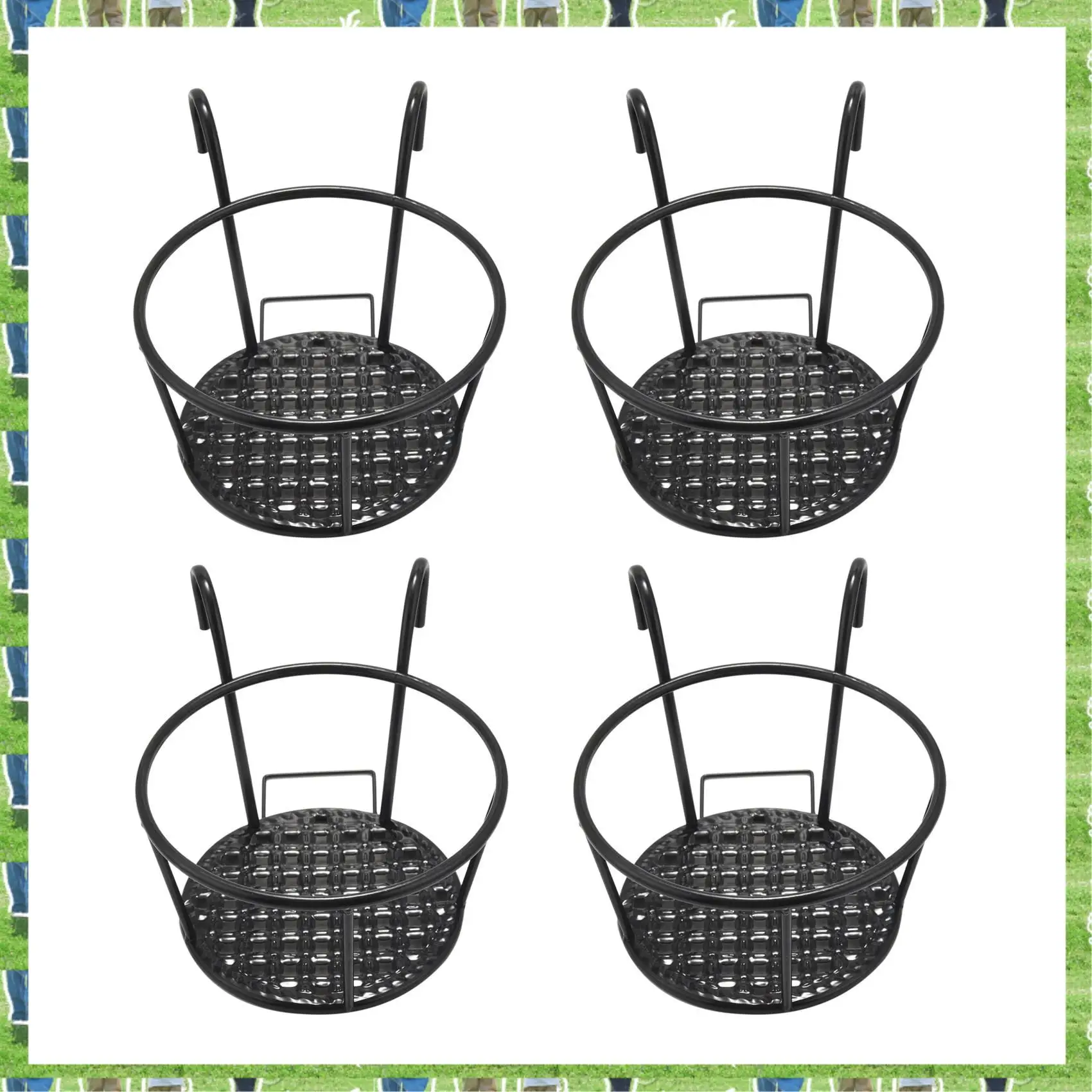 fts-4x-メタルフラワーホルダー棚スタンド吊り下げポットバスケット植物ガーデンウォールストレージ