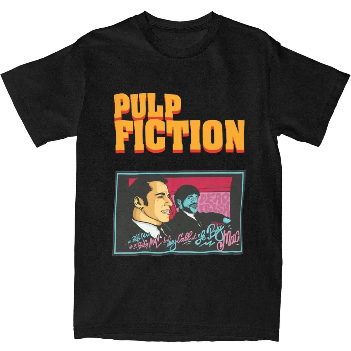 Casual Pulp Fiction Vincent and Jules T-Shirts for Men Women 100% Cotton Tee Shirt Printed Clothes  T-Shirts Cotton Gift Clothes