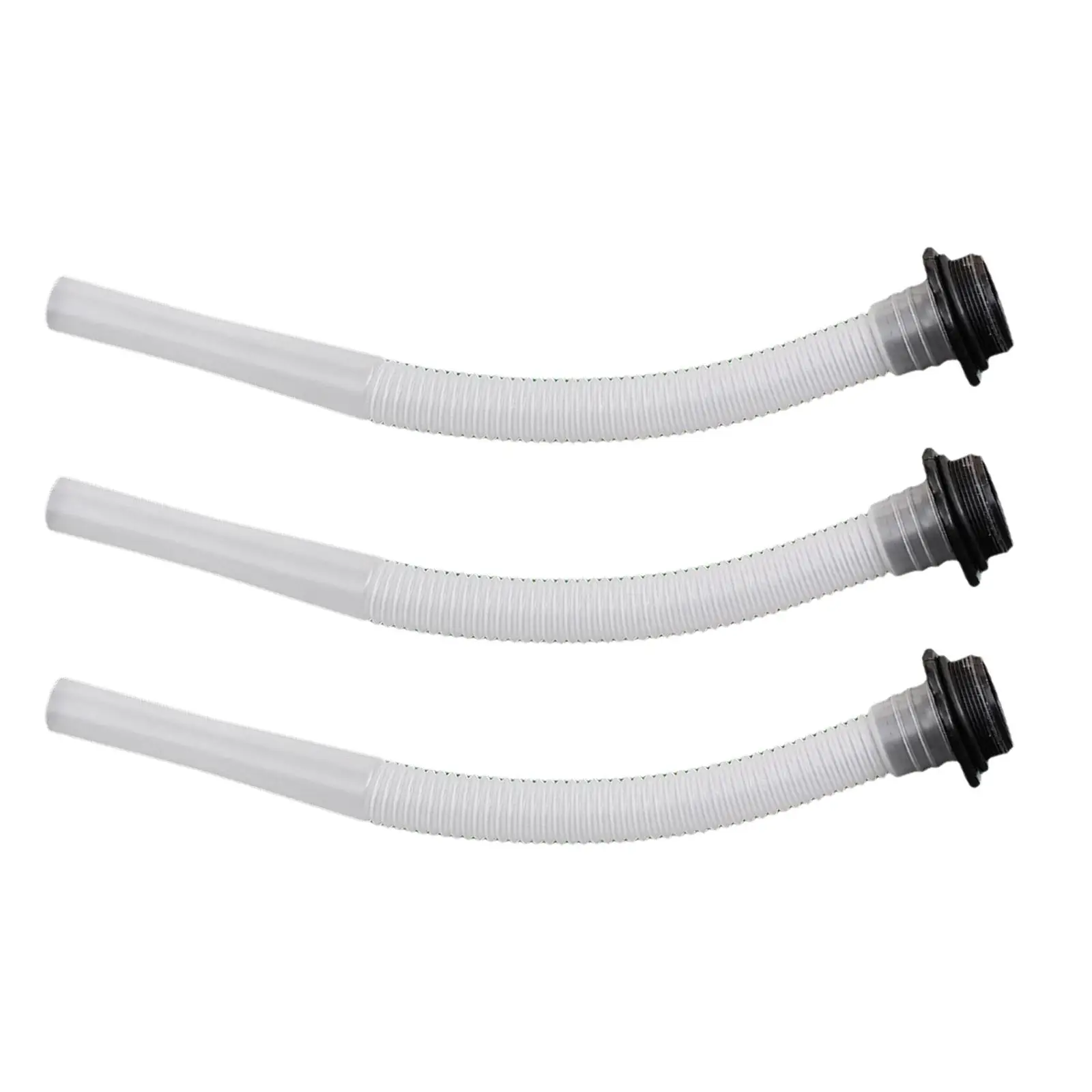 3Pcs Durable Fuel Tanks Nozzle Motorcycle Parts Leakproof Sealing Vehicle Equipment Petrol Can Flexible Tube Oil Container Pipe