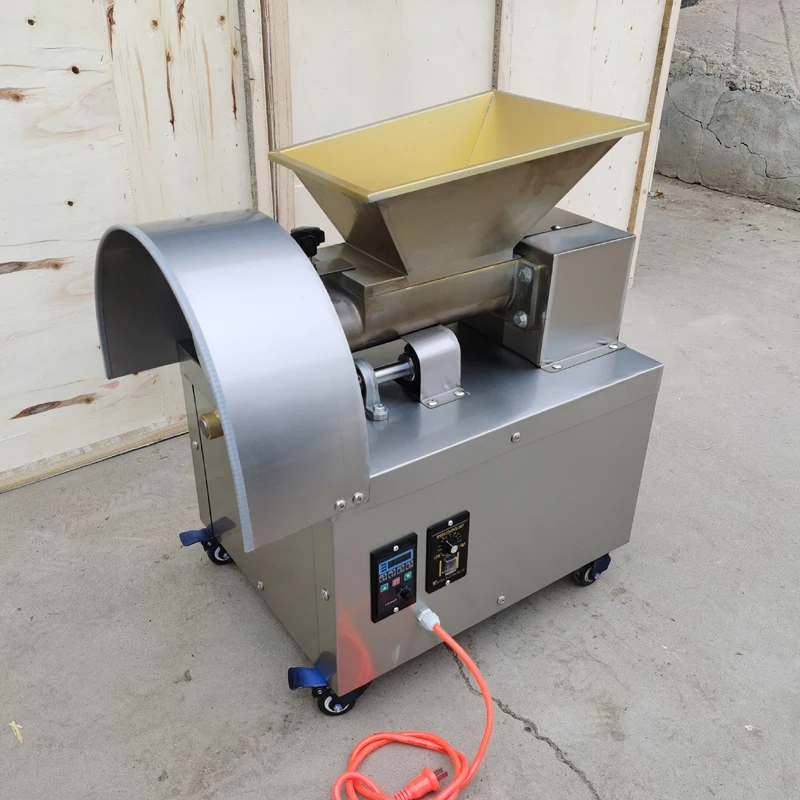 Extrusora de masa automática de acero inoxidable, divisor de bolas de pan, máquina cortadora de masa, pequeña industria, 5-350g