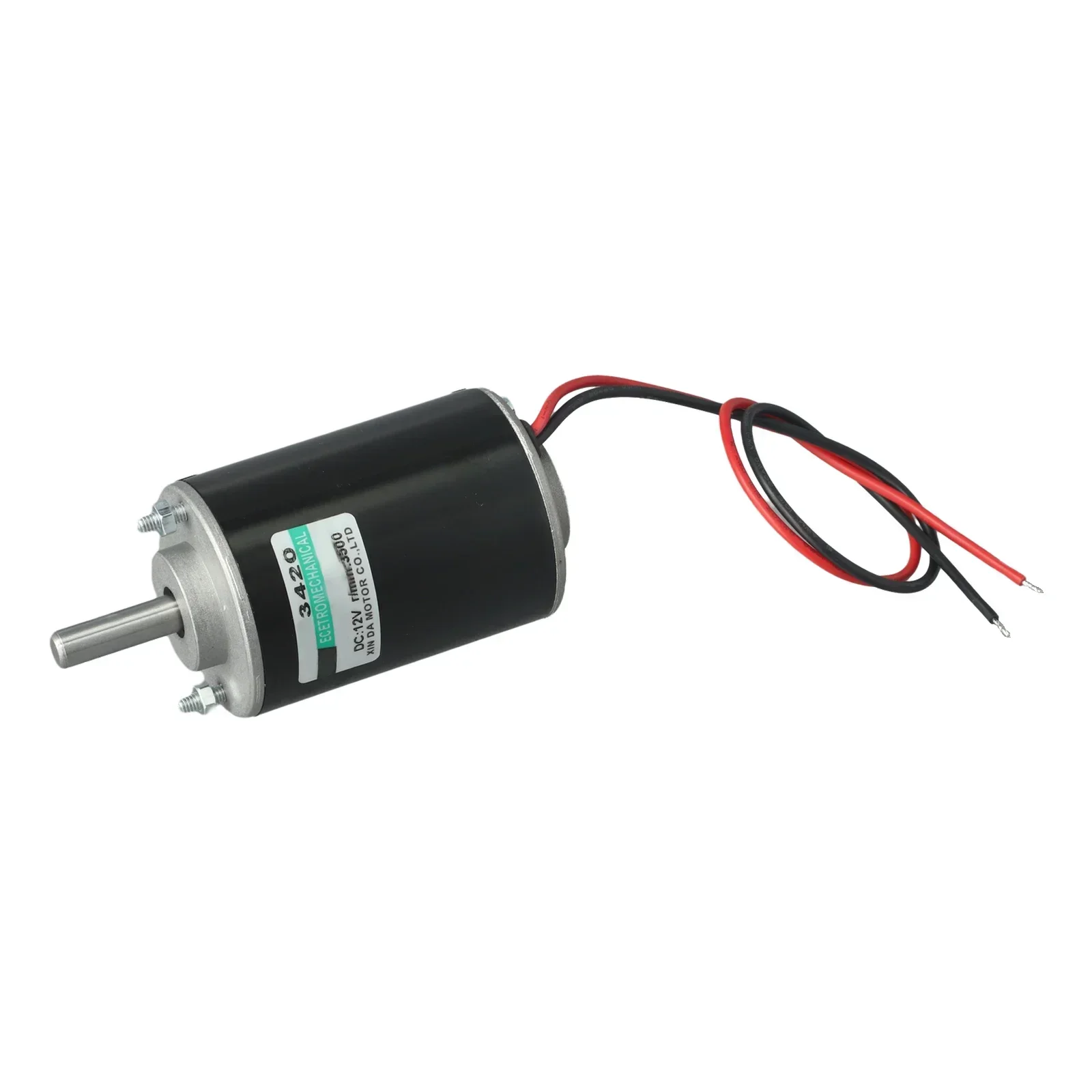 

XD-3420 Short Shaft Brushed DC Motor 12V-3500 Rpm/ 24V-7000 Rpm Permanent Magnet Motor For Generators Marshmallow Machines