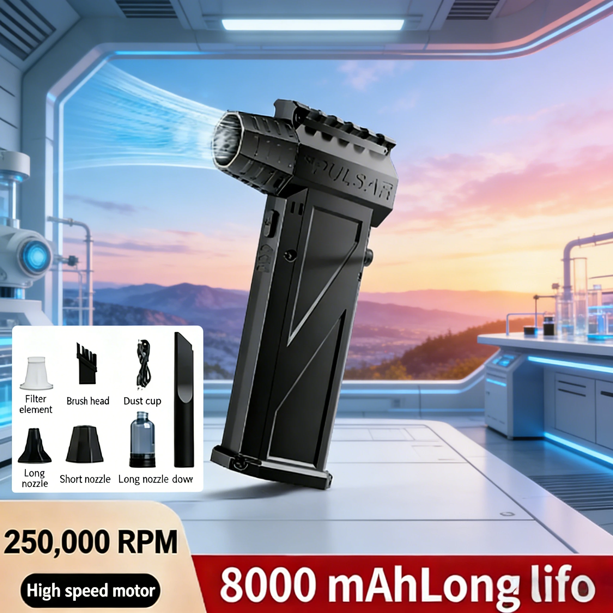 

New X3Pro TurboJet Blower | 8000mAh 250K RPM 52m/s Super Wind Long-Life