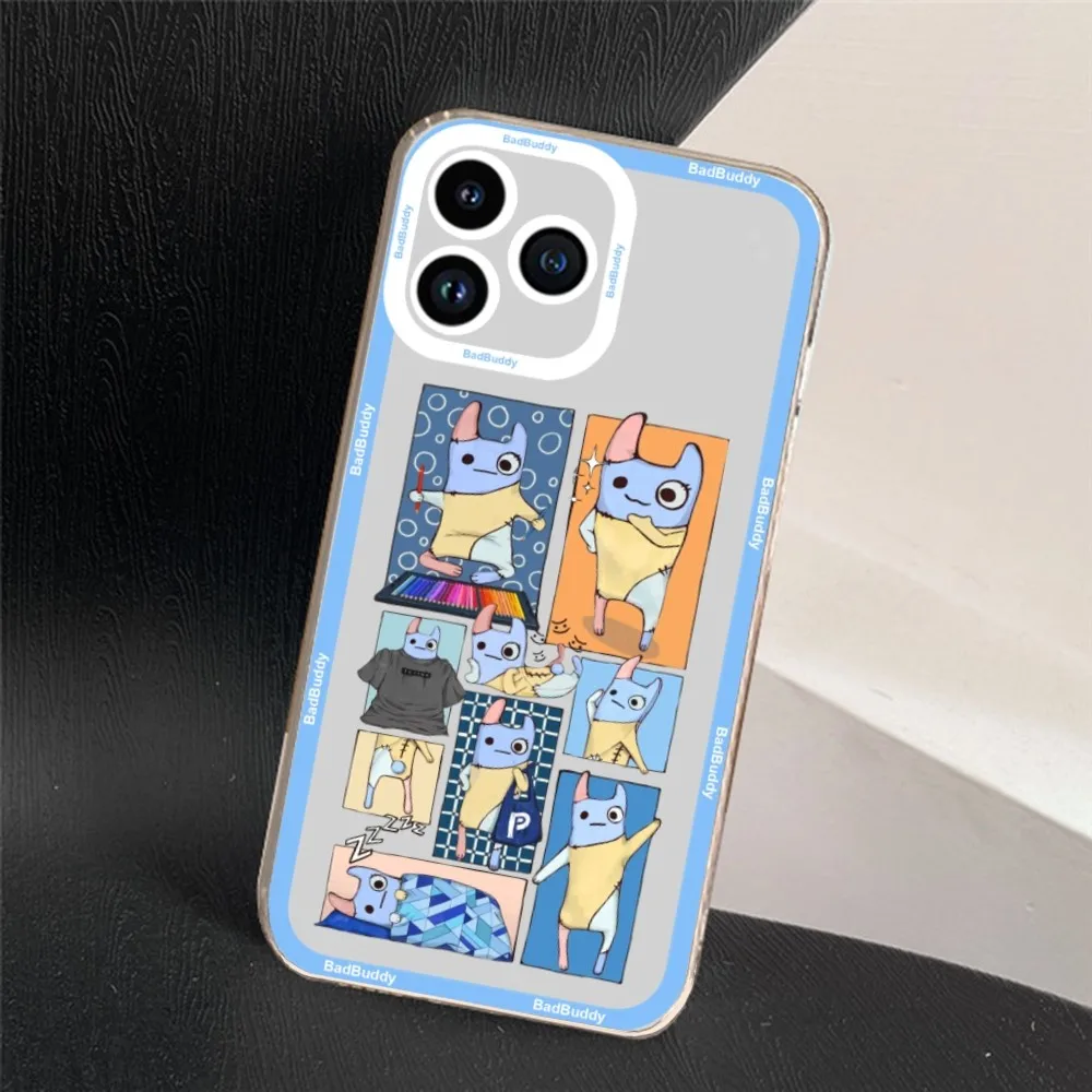 Classic TV Bad Buddy Phone Case For iPhone 11 12 Mini 13 14 15 Pro Max Transparent Shell