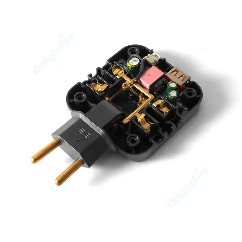4 in 1 EU Extension Socket With USB Port Spain France Korea Plug Converter Electrical US To Euro Scokets AC Outlet Converter