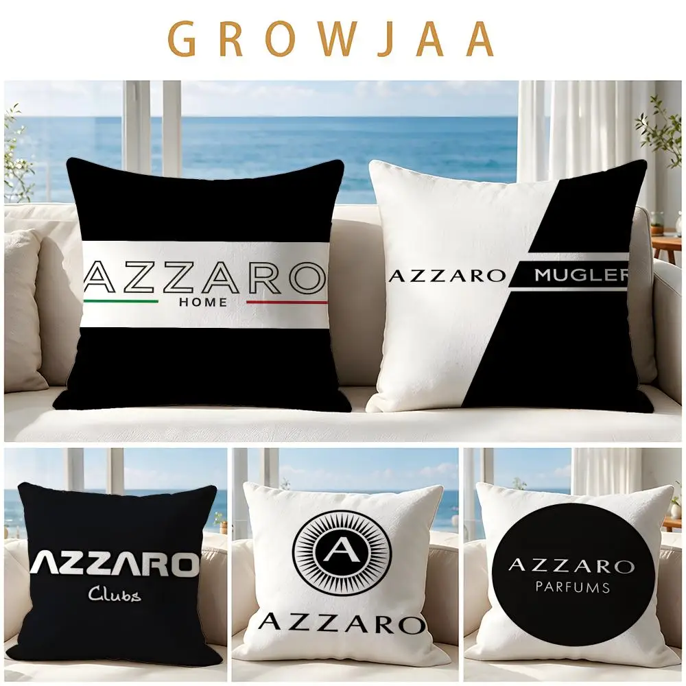 Brand Azzaro Cushion Cover Throw Pillow Short Plush Fresh Natural Cushion for Living Room Sofa Ornament Present Gift