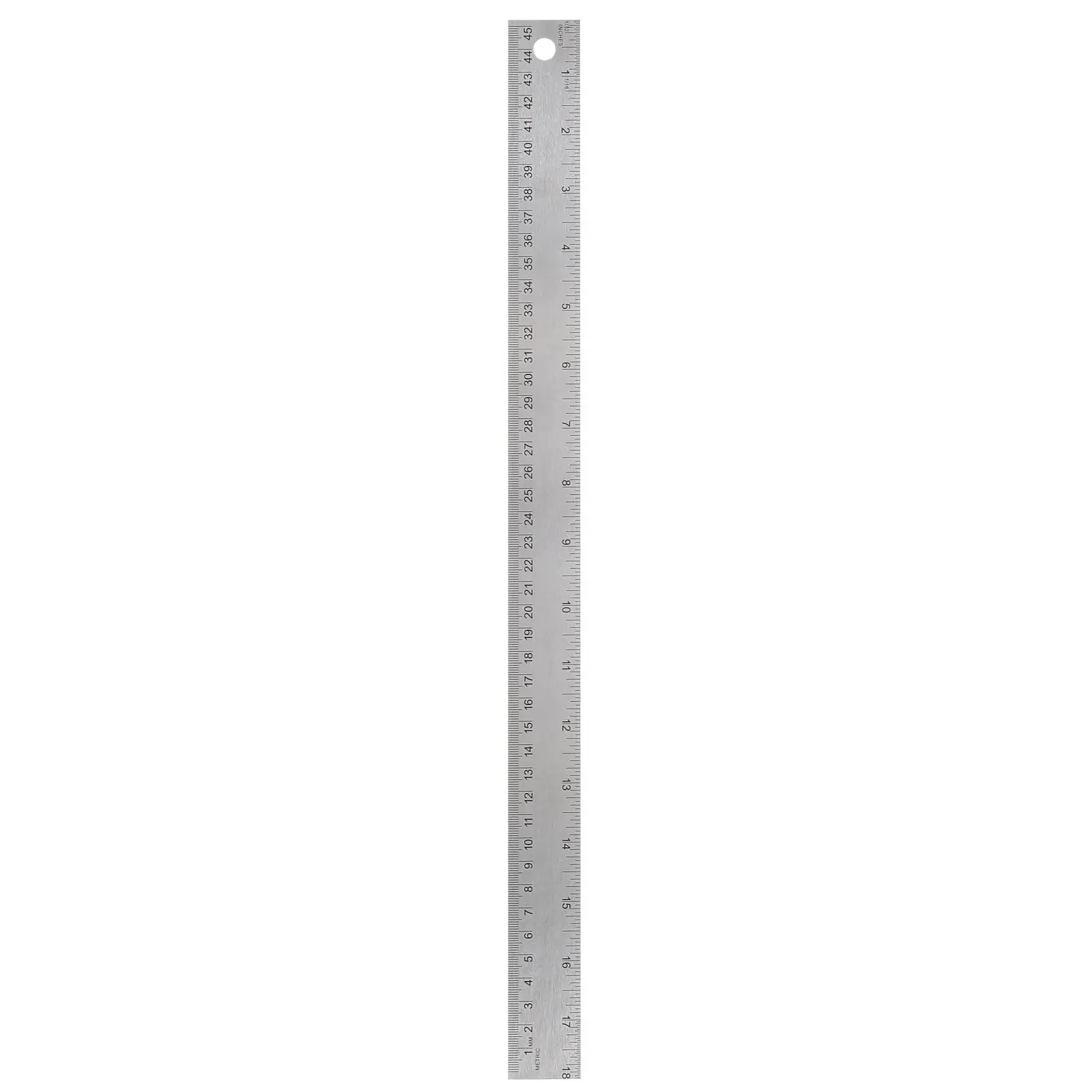 Cork Ruler 45cm Soft Stainless Steel Smooth Surface Drawing Measuring Student Kids Office School Woodworking Ruler