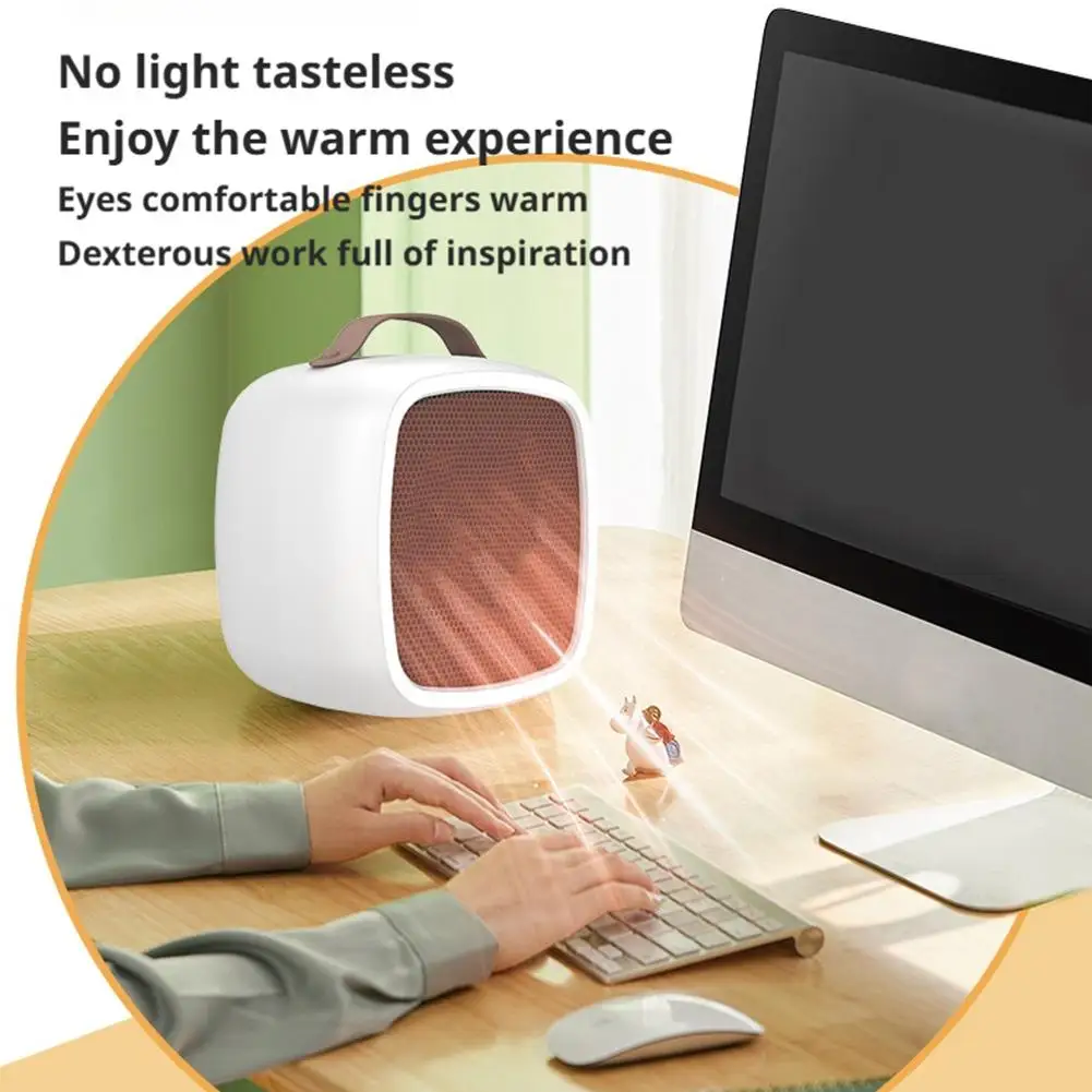 500 واط سطح المكتب سخان الهواء الدافئ المحمولة التدفئة السريعة خفيفة الوزن ترموستات ذكي الحماية من الحرارة الزائدة مكتب المنزلية #1
