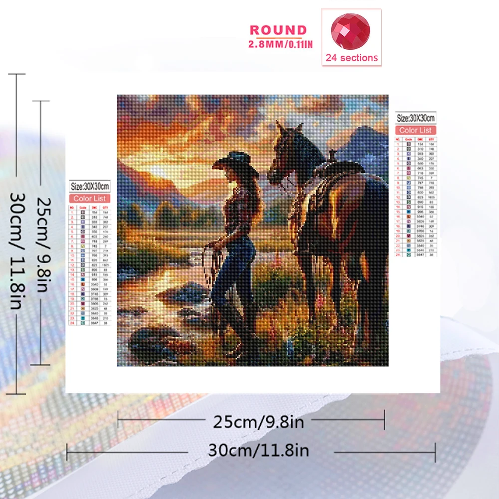Momoart - Pintura de Retrato d - Embroidery Horse reseña y precio