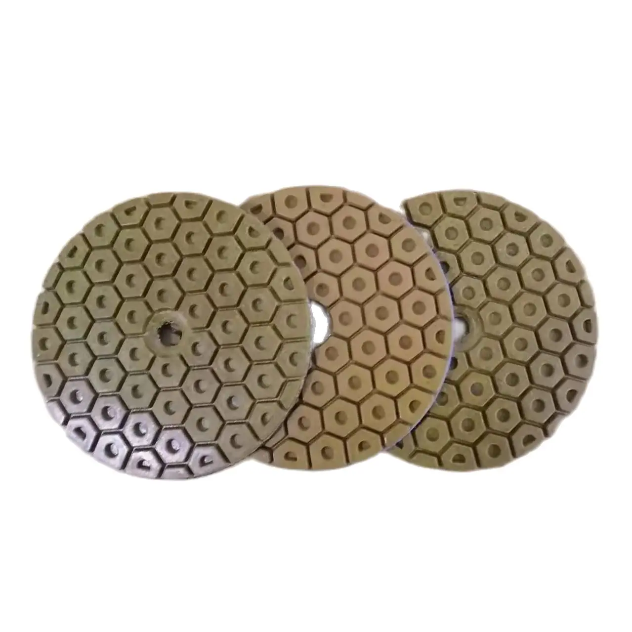 

7Pcs/Set 4Inch 100mm Diamond Flexible Wet Polishing Pad Stone White Bond Sanding Disc Granite Marble Floor Polishing Disc