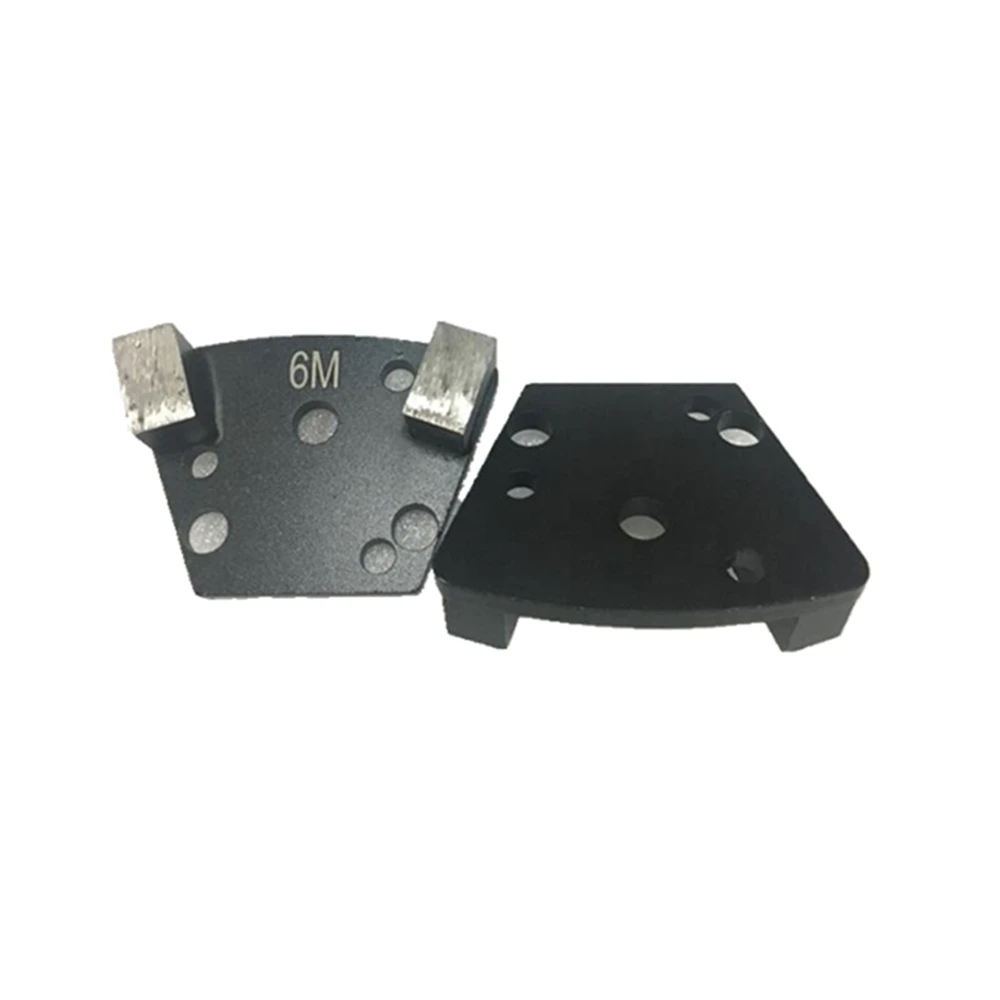 ASL35 Blastrac Trapezoid Diamond Grinding Plates Two Segments Universal Grinding Pads for Concrete and Terrazzo Floor